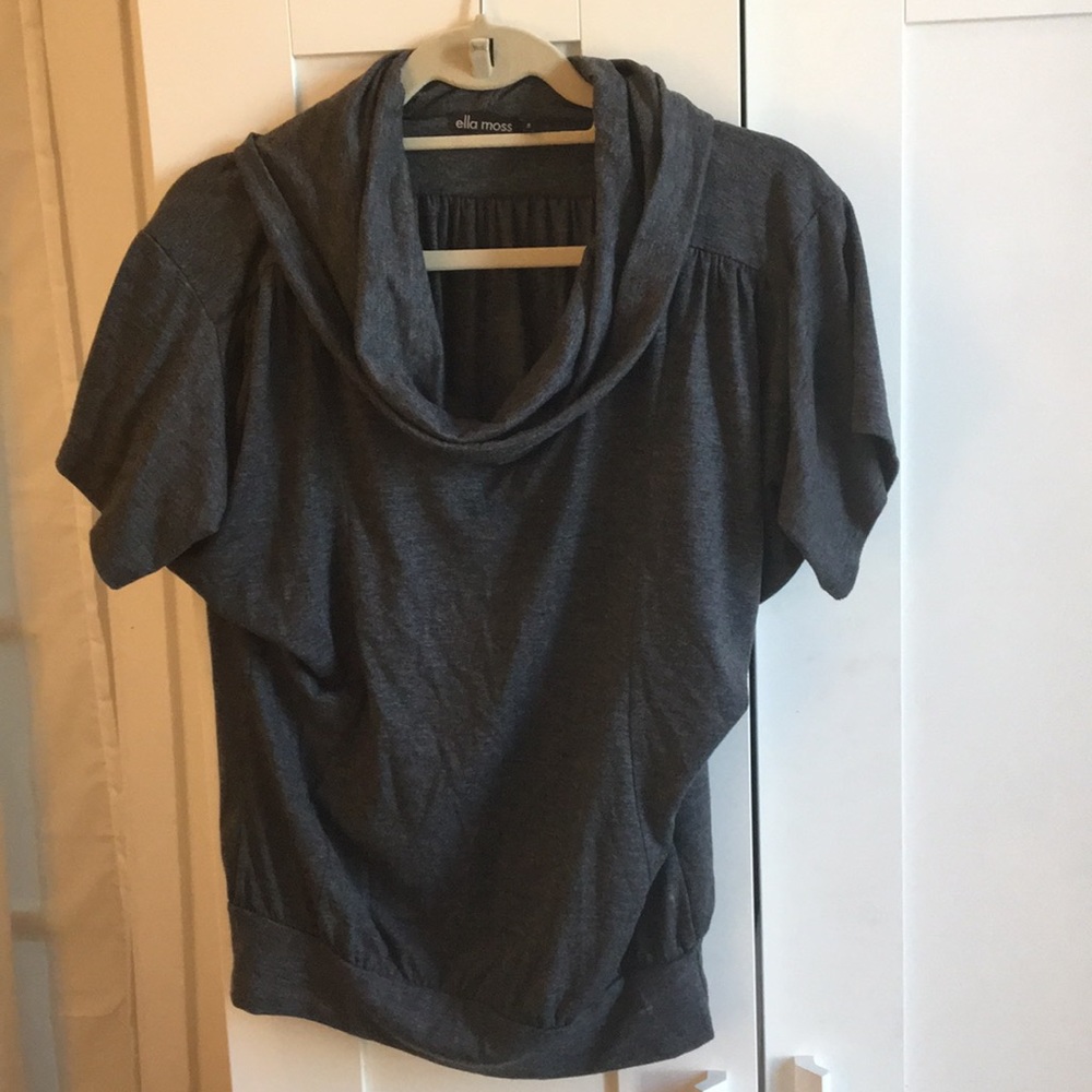 WORN ONCE Ella Moss Turtleneck Blouse